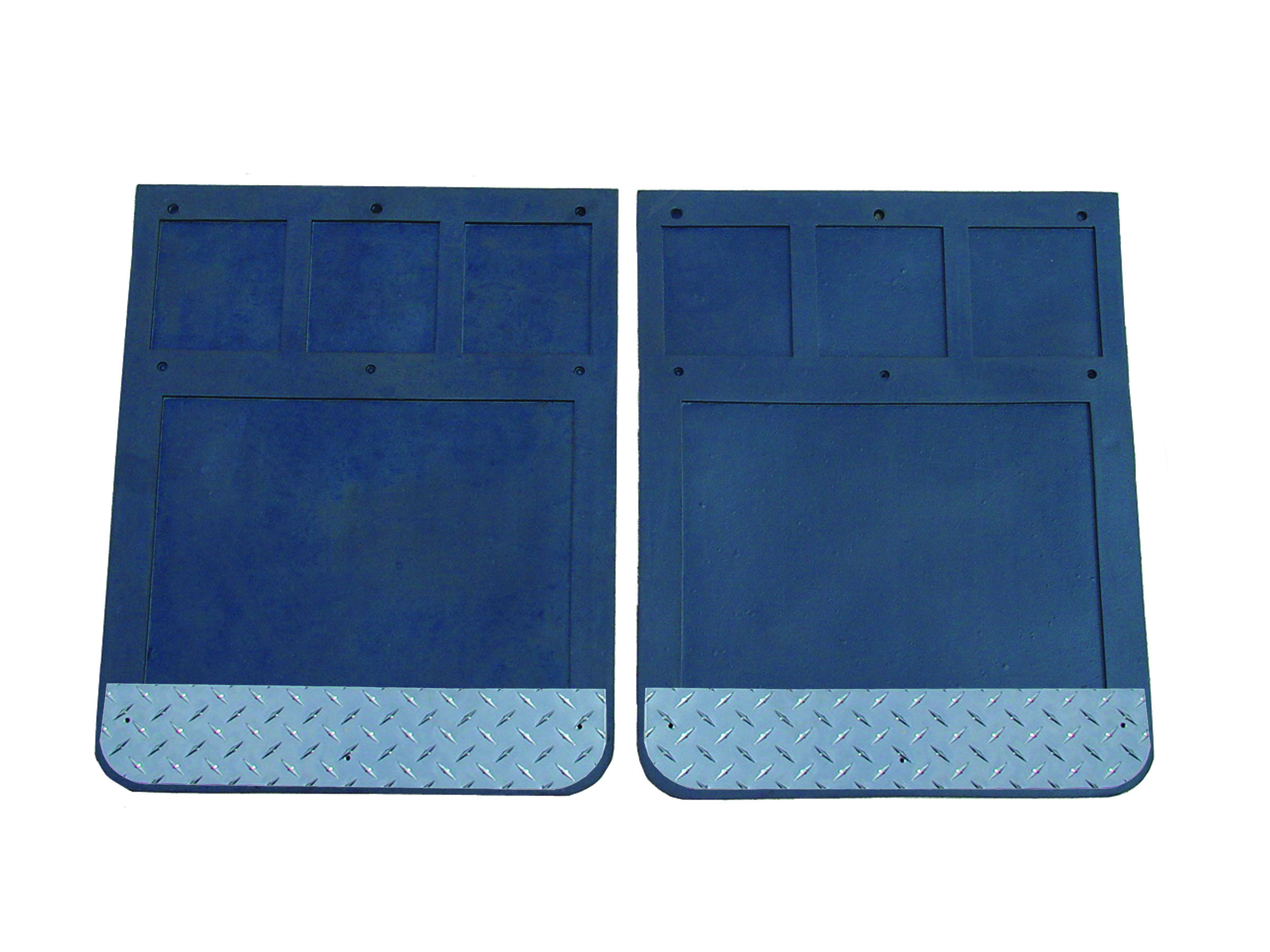 D70736SET Dually Mud Flap Set Diamond Tread Set Truck Accessories